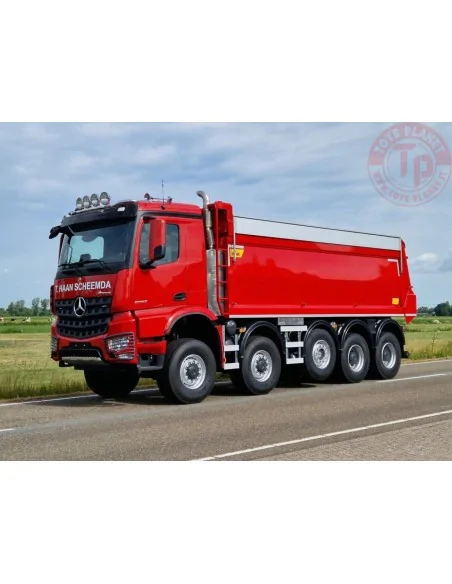 MERCEDES-BENZ AROCS MP4 2.300MM CLASSIC SPACE TIPPER TRUCK 10X4 - HAAN SCHEEMDA WSI 01-4476 WSI MODELS