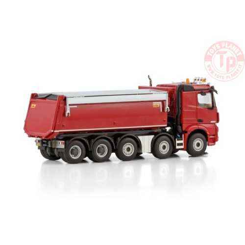 MERCEDES-BENZ AROCS MP4 2.300MM CLASSIC SPACE TIPPER TRUCK 10X4 - HAAN SCHEEMDA WSI 01-4476 WSI MODELS