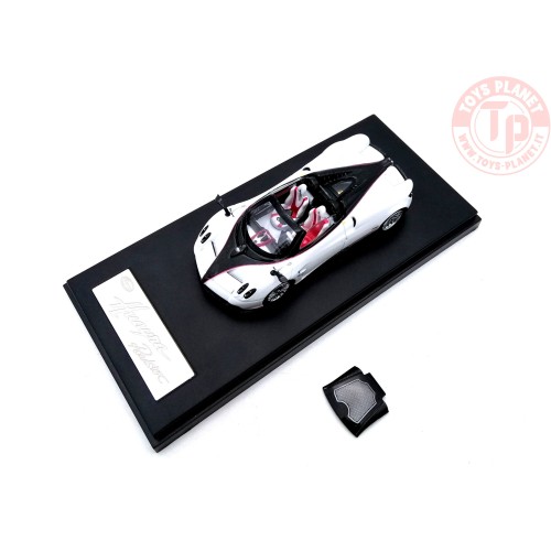 PAGANI HUAYRA ROADSTER PEARL WHITE 1/64 LCD 64015-BW LCD MODELS