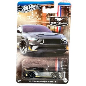 '18 Ford Mustang RTR Spec 5 1/64 HOT WHEELS JBY53 HOT WHEELS