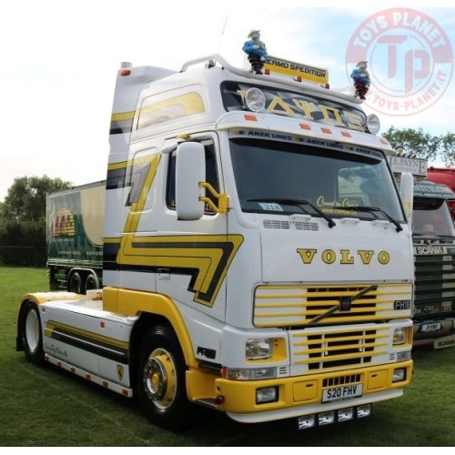 Volvo FH12 Globetrotter XL 4x2 - verpakt in luxe giftbox Payne - Greek Volvo TEKNO 87536 TEKNO