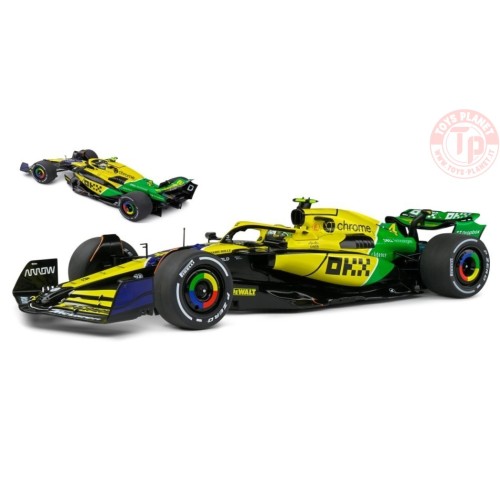 MCLAREN F1 MCL38 N.81 2nd MONACO GP 2024 OSCAR PIASTRI 1:18 SL1814204 SOLIDO