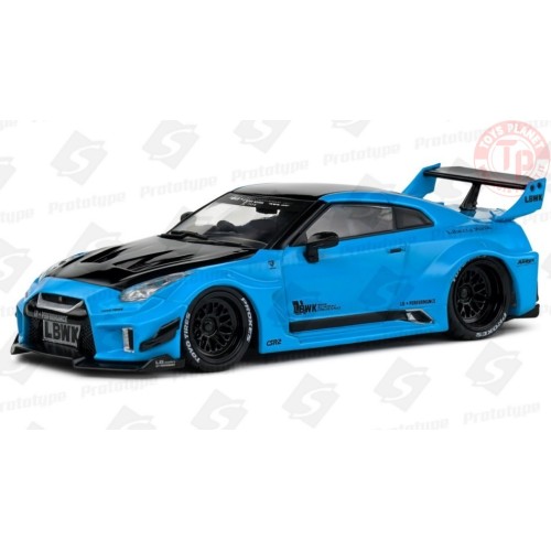 NISSAN GT-R (R35) LB WORKS SILHOUETTE COUPE 2019 BLUE/BLACK 1:43 SL4311209 SOLIDO