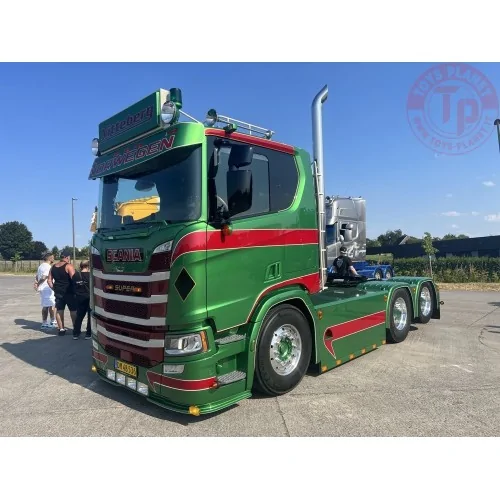 Scania Next Gen plat dak 6x2 sleepas trekker Nitteberg TEKNO 86022 TEKNO