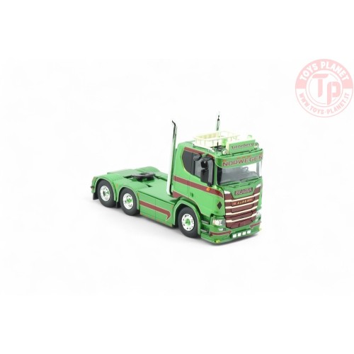 Scania Next Gen plat dak 6x2 sleepas trekker Nitteberg TEKNO 86022 TEKNO