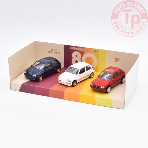 Clio Williams - Renault gt turbo - Peugeot 205 gt 1:43 NV479992 NOREV