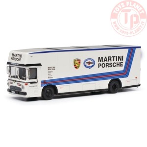 MERCEDES RACECAR TRANSPORTER PORSCHE MARTINI RACING WHITE 1:64 SCHUCO 452038000 ALTRE MARCHE