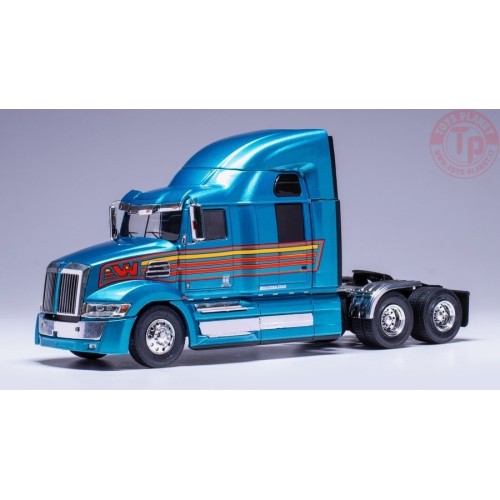 WESTERN STAR 5700 EX 2016 LIGHT BLUE 1:43 TR204 IXO