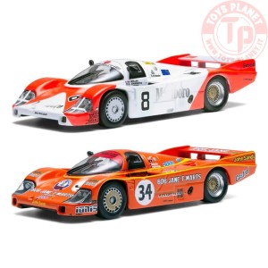 PORSCHE 956 N.8 + N.34 LE MANS 1983 SET 1:64 SPARK 64014 SPARK 1:64