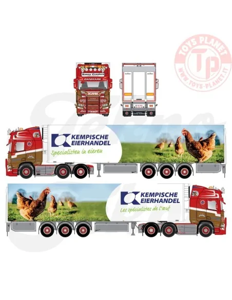 Scania NGR 6x2 Highline con rimorchio frigorifero Ceusters TEKNO 85014 TEKNO Scania NGR 6x2 Highline con rimorchio frigorifero Ceusters TEKNO 85014 TEKNO