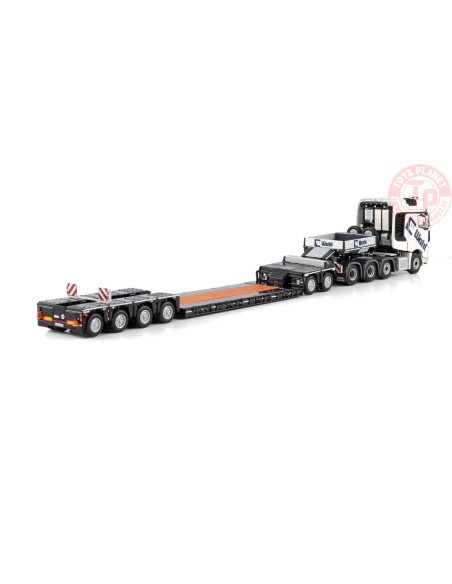 Mercedes-Benz MB Actros SLT 8x4 + 2achs Dolly + 4achs Tieflader - Wahl WSI 02-3619 WSI MODELS