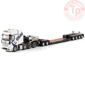 Mercedes-Benz MB Actros SLT 8x4 + 2achs Dolly + 4achs Tieflader - Wahl WSI 02-3619 WSI MODELS