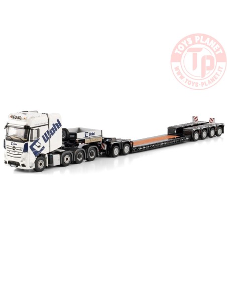 Mercedes-Benz MB Actros SLT 8x4 + 2achs Dolly + 4achs Tieflader - Wahl WSI 02-3619 WSI MODELS