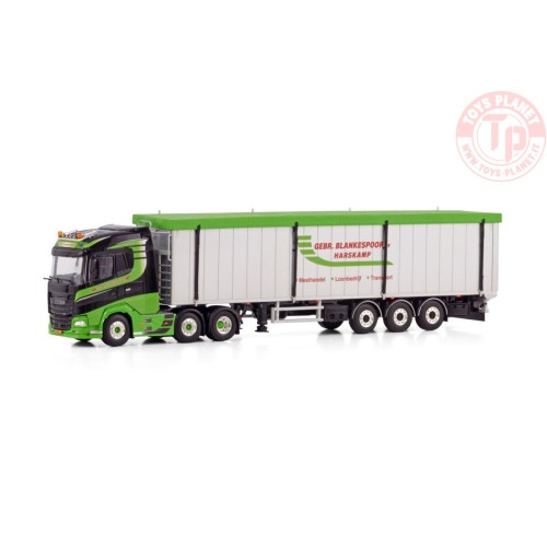 DAF XG 6X2 TWIN STEER VOLUME TRAILER - 3 AXLE GEBR. BLANKESPOOR WSI 01-4580 WSI MODELS