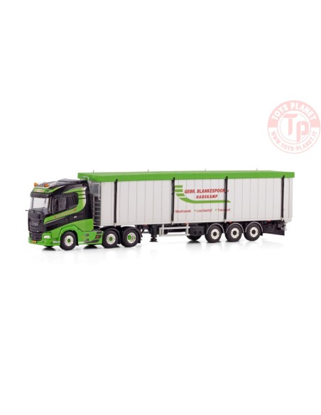DAF XG 6X2 TWIN STEER VOLUME TRAILER - 3 AXLE GEBR. BLANKESPOOR WSI 01-4580 WSI MODELS