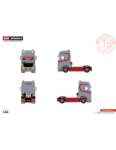 SCANIA S HIGHLINE CS20H 4X2 JOHN TRANSPORTS WSI 01-4531 WSI MODELS