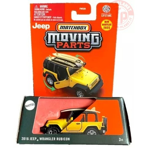 2016 Jeep Wrangler Rubicon 1/64 MATCHBOX JBW74 MATCHBOX