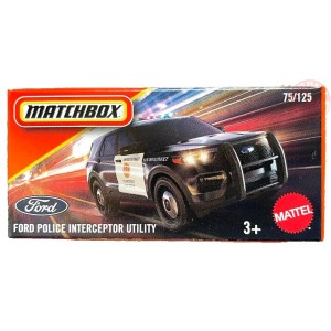 Ford Police Interceptor Utility 1/64 MATCHBOX JBV93 MATCHBOX