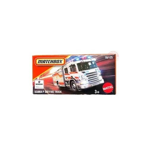 Scania P 360 Fire Truck 1/64 MATCHBOX JBV92 MATCHBOX