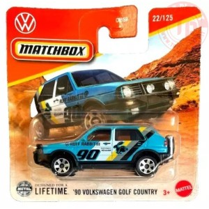 90 VW Volkswagen Golf MK2 Country 1/64 MATCHBOX JBT01 MATCHBOX