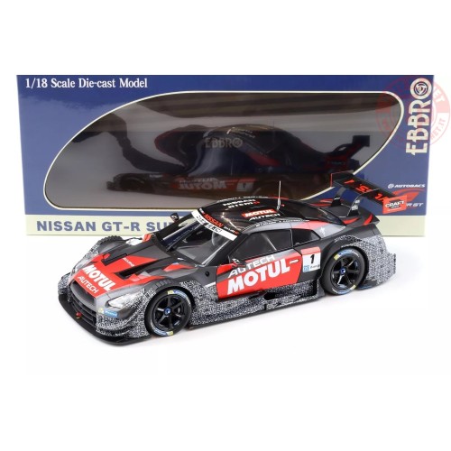 2015 nissan gt-r motul super gt okayama test car, grey/red 1/18 EBBRO 81037 EBBRO