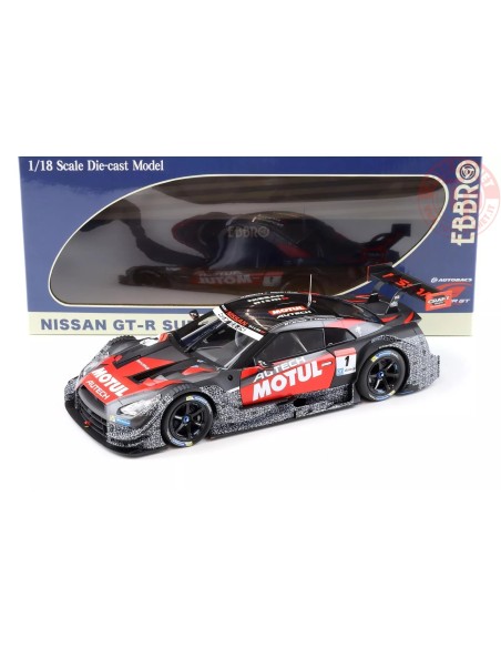 2015 nissan gt-r motul super gt okayama test car, grey/red 1/18 EBBRO 81037 EBBRO