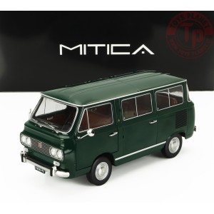 FIAT 850 FAMILIARE SERIE-2 1970 INTERNO BROWN VERDE OLIVA 323 GREEN 1/18 MITICA 201011-D MITICA