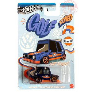 TOONED' VOLKSWAGEN GOLF MK1 1/64 HOT WHEELS JCB62 HOT WHEELS