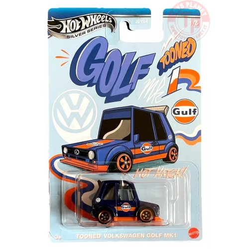 TOONED' VOLKSWAGEN GOLF MK1 1/64 HOT WHEELS JCB62 HOT WHEELS