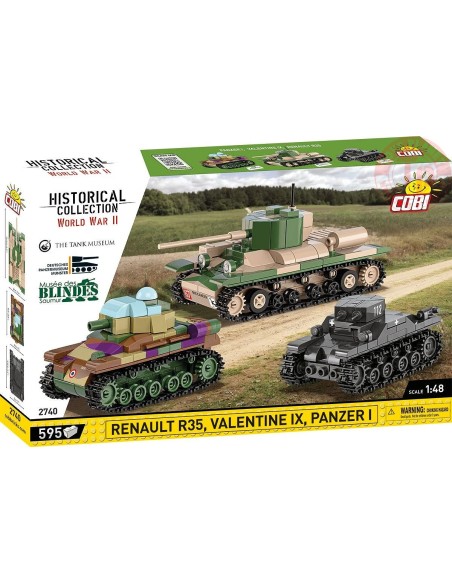 Renault R35 - Valentine IX - Panzer I COBI 2740 COBI