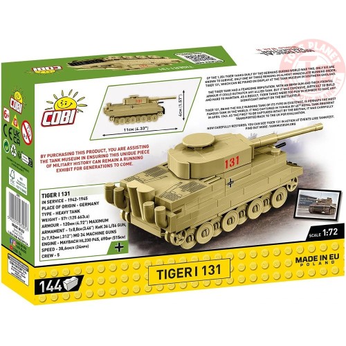 Tiger I 131 COBI 3095 COBI