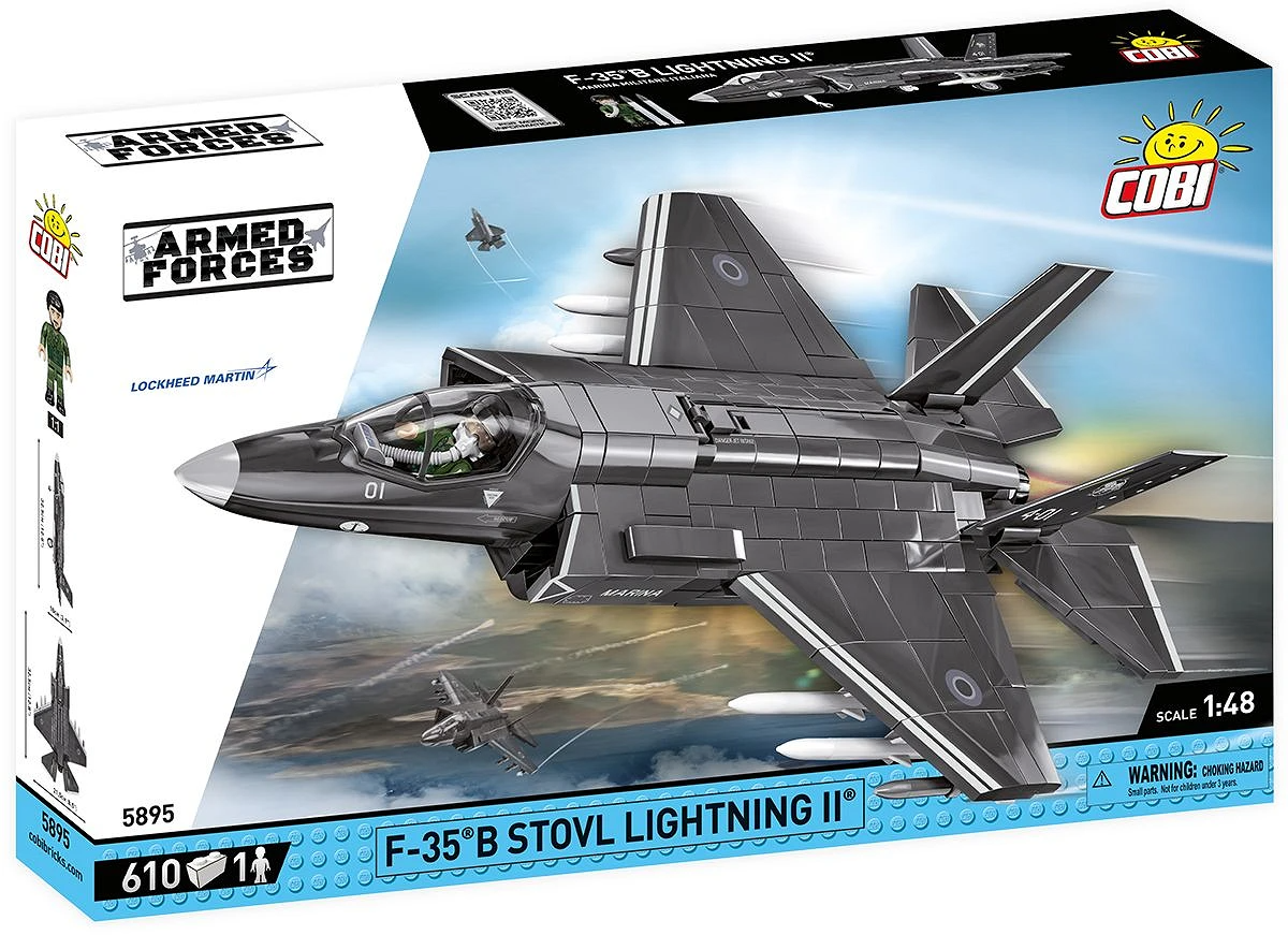 Set de Construit Cobi, F-35B STOVL Lightning II (COBI-5895), 610 piese