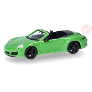 Porsche 911 Carrera 2 Cabrio green HERPA 420365 HERPA 1:87