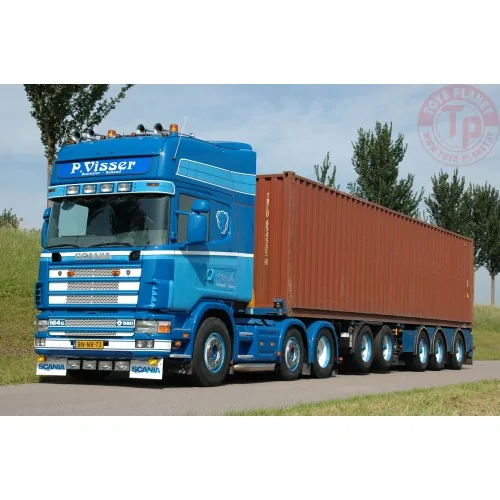 Scania 164-580 6x2 Topline con 2x20ft. container P. Visser TEKNO 86360 TEKNO