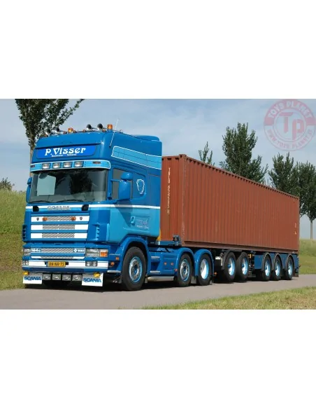 Scania 164-580 6x2 Topline con 2x20ft. container P. Visser TEKNO 86360 TEKNO