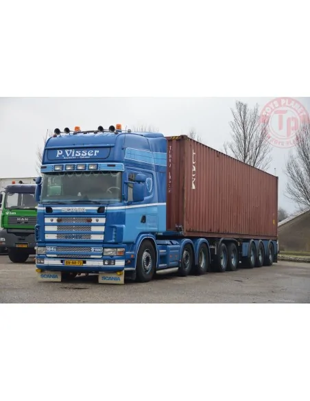 Scania 164-580 6x2 Topline con 2x20ft. container P. Visser TEKNO 86360 TEKNO