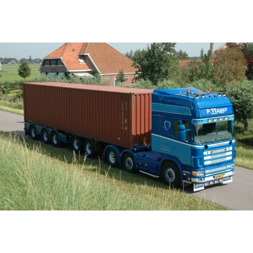 Scania 164-580 6x2 Topline con 2x20ft. container P. Visser TEKNO 86360 TEKNO