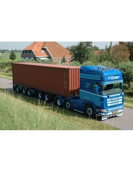 Scania 164-580 6x2 Topline con 2x20ft. container P. Visser TEKNO 86360 TEKNO