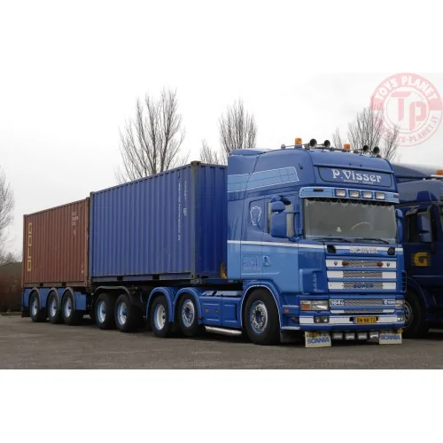 Scania 164-580 6x2 Topline con 2x20ft. container P. Visser TEKNO 86360 TEKNO