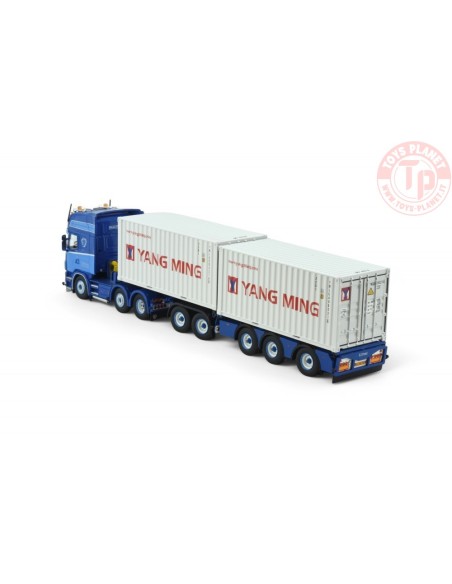 Scania 164-580 6x2 Topline con 2x20ft. container P. Visser TEKNO 86360 TEKNO