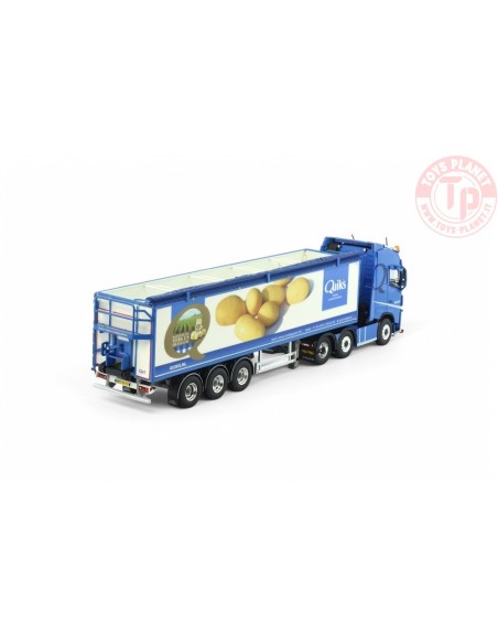 Volvo FH04 6x2 con rimorchio per patate 3 assi Quik's Quality Potatoes TEKNO 87060 TEKNO Volvo FH04 6x2 con rimorchio per patate 3 assi Quik's Quality Potatoes TEKNO 87060 TEKNO