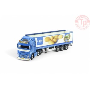 Volvo FH04 6x2 con rimorchio per patate 3 assi Quik's Quality Potatoes TEKNO 87060 TEKNO