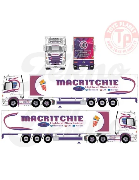 Scania Next Gen 500S met 3-assige gesloten oplegger Macritchie TEKNO 86024 TEKNO Scania Next Gen 500S met 3-assige gesloten oplegger Macritchie TEKNO 86024 TEKNO