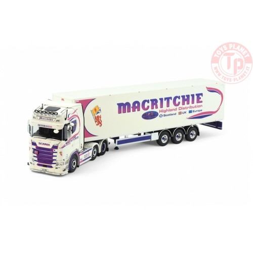 Scania Next Gen 500S met 3-assige gesloten oplegger Macritchie TEKNO 86024 TEKNO