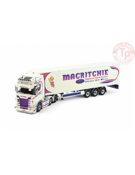 Scania Next Gen 500S met 3-assige gesloten oplegger Macritchie TEKNO 86024 TEKNO
