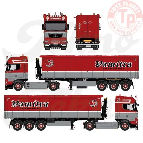MAN TGX 4x2 con semirimorchio Vasca STAS - Vamitra TEKNO 86662 TEKNO