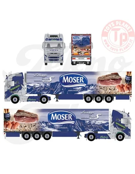 Volvo FH04 Globetrotter XL 4x2 con rimorchio frigorifero Lechner TEKNO 85922 TEKNO Volvo FH04 Globetrotter XL 4x2 con rimorchio frigorifero Lechner TEKNO 85922 TEKNO