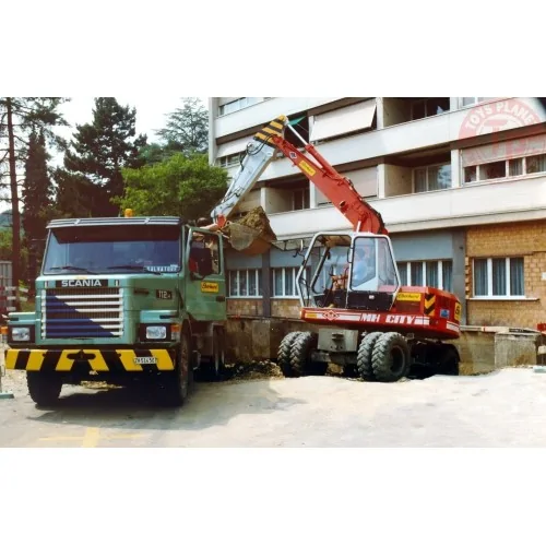 Scania 112H con cassone in resina - Eberhard TEKNO 83080 TEKNO
