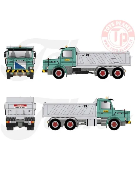 Scania 112H con cassone in resina - Eberhard TEKNO 83080 TEKNO Scania 112H con cassone in resina - Eberhard TEKNO 83080 TEKNO