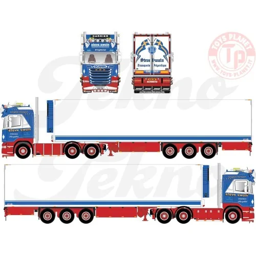Scania 6x2 con semirimorchio frigorifero - Steve Swain TEKNO 85728 TEKNO
